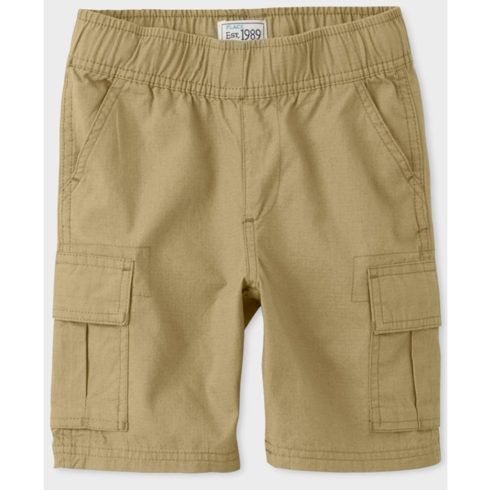Place Khaki Elastic Waist Shorts